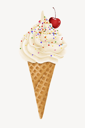 Vanilla sprinkles soft serve, Summer | Free Photo Illustration - rawpixel