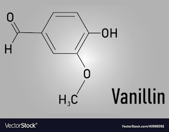 vanillin vanilla extract molecule skeletal formula
