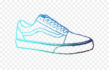 Vans Old Skool Shoe Sneakers Drawing -  