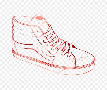 Vans Sk8 Shoe Drawing Sneakers -  