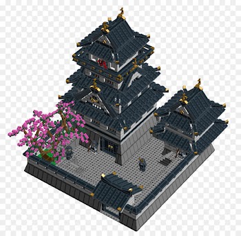 Vaporwave Japanese castle Seapunk Plunderphonics - Castle 