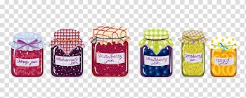Varenye Fruit preserves, free jar color material transparent background PNG clipart