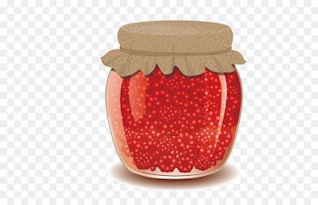 Varenye Jar Fruit preserves Clip art - Raspberry jar 