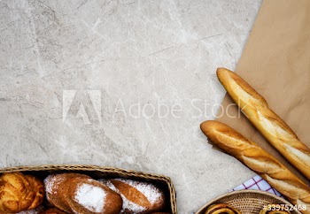 Variation of homemade baked pastry cuisine