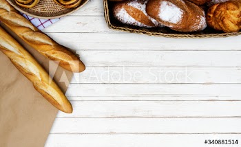 Variation of homemade baked pastry cuisine