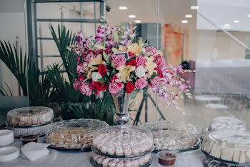 Variety of Flowers in Vase