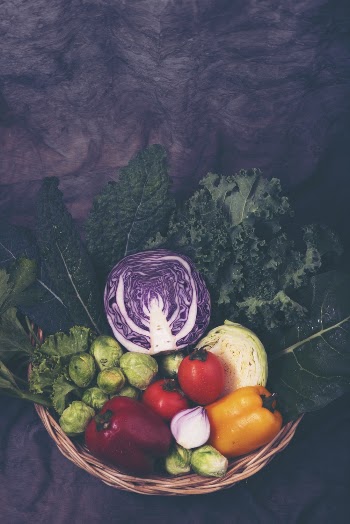 Variety of Fruits and Vegetables