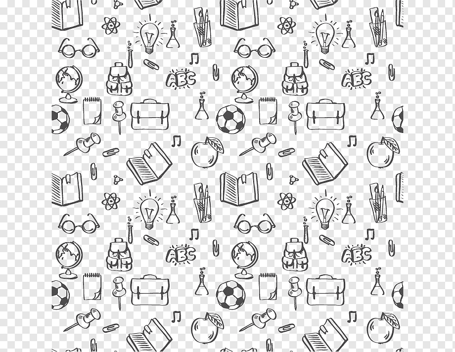 variety of items, Student School supplies, School background element, angle, text, backpack png