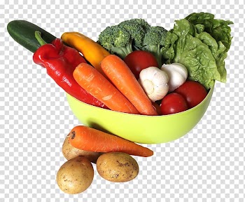 Variety of vegetables on green plastic bowl, Vegetable Food Vegetarian cuisine, Vegetables transparent background PNG clipart