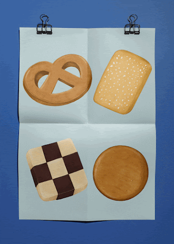 Various biscuits illustration, dessert poster | Free Photo - rawpixel
