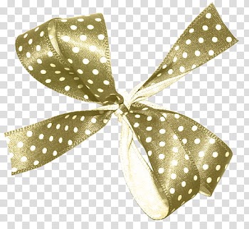 Various , green and white polka-dot ribbon transparent background PNG clipart
