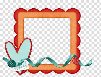 Various , orange and red frame illustration transparent background PNG clipart