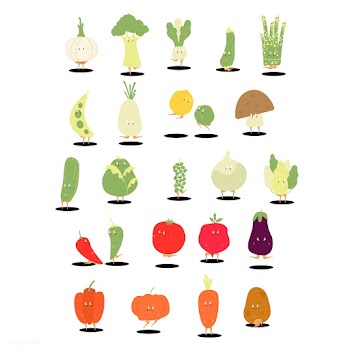 Various organic vegetable cartoon characters .. | Free stock vector - 538619