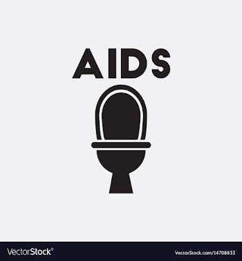 Various symptoms of aids toilet vector image