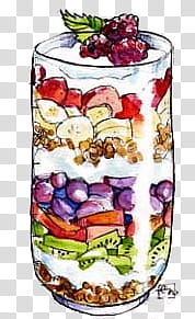 Various VII, fruit salad illustration transparent background PNG clipart