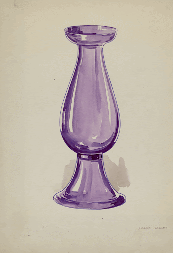 Vase (ca.1936) by Lillian Causey. | Free Photo - rawpixel