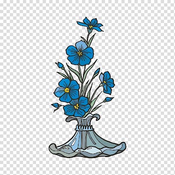 Vase,Cartoon flower,Flowers transparent background PNG clipart