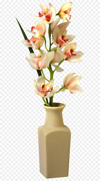 Vase Flower Clip art - Orchid in Vase PNG Clip Art Image 