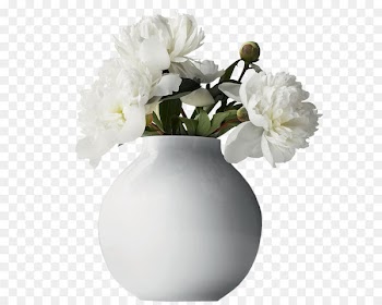 Vase Flower Clip art - Vase with White Peonies PNG Clipart Picture 