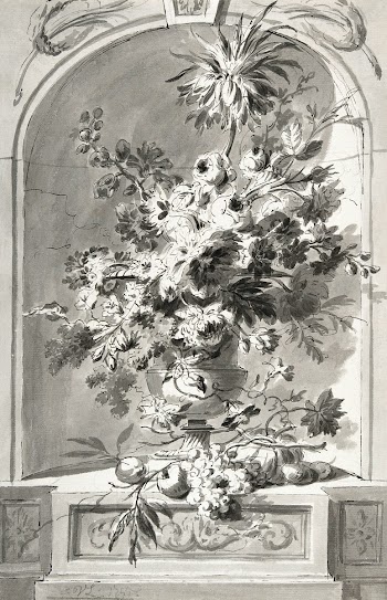 Vase of Flowers (1790s) print in high… | Free public domain illustration