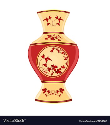 Vase vector image