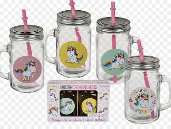 Vaso Drinking straw Unicorn Cup Pitcher - unicorn 