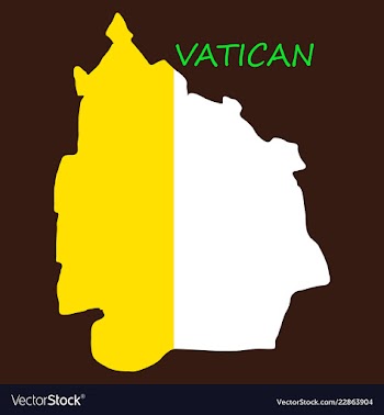 Vatican city flag the national flag of vatican vector image