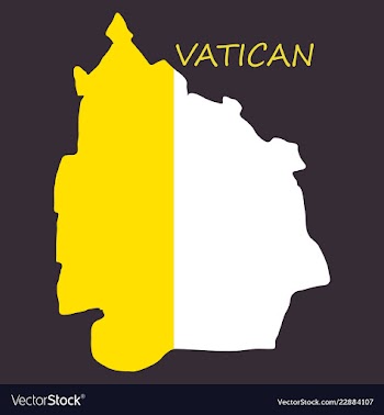 Vatican city flag the national flag of vatican vector image