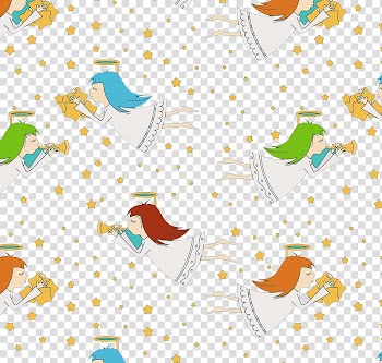 Vecteur, Color Angel transparent background PNG clipart