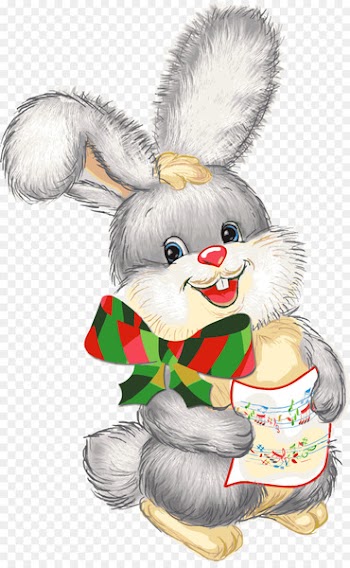 Vecteur Rabbit Clip art - Take the gift Bunny 