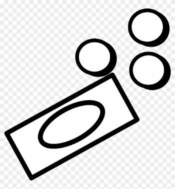 Vector And Money Clipart Black And White Png 1159 Favorite - Money Clip Art White
