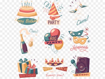 Vector birthday tag 