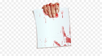 Vector bloody hand 
