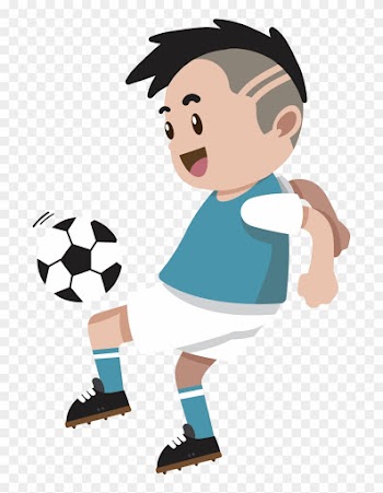 Vector Boy Playing Soccer - Trẻ Em Đá Bóng Vector