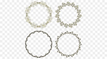 Vector circle border 