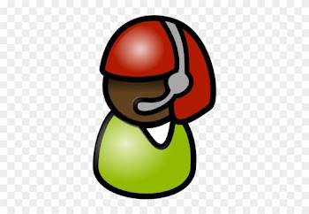Vector Clip Art Of Indian Woman With Red Hair Telephone - Clip Art People