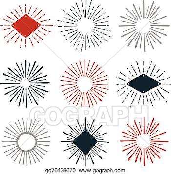 Vector Clipart - Sunburst graphics. Vector Illustration gg76438670 ...