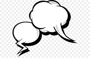 Vector cloud comics explosion Dialog 