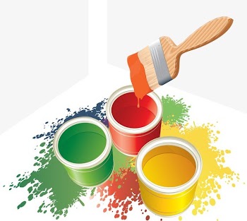 Vector Colorful Paint Bucket