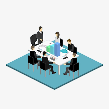 Vector Conference Room, Business, Meeting Room, Flat PNG and ...