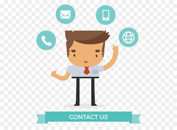 Vector contact background design 