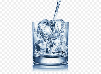 Vector cups and ice cubes 