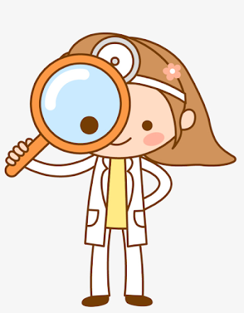 Vector Doctor Holding A Magnifying Glass, Doctor Vector, Vector ...