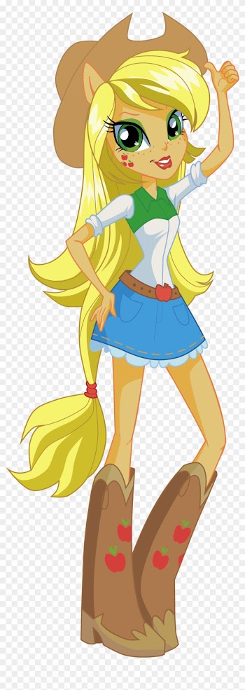 Vector Equestria Girls Box Apple Jack By Will290590 - Apple Jack Equestria Girl