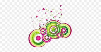 Vector Floral Background Png Free Photo Editing Effects - Abstract Circles Beach Bag, Adult Unisex, Natural