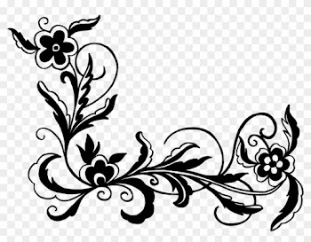 Vector Floral Design Png Download - Corner Vector Png