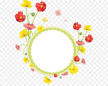 Vector flowers decoration ring 