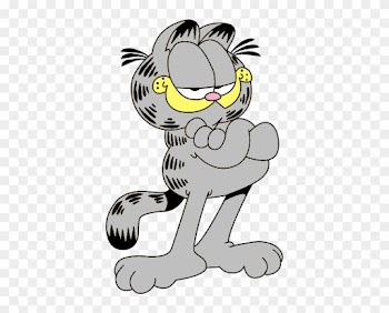 Vector Garfield By Ilhajaot-grey - Garfield Cat Graduate