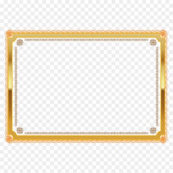 Vector Gold Award-winning border decoration 