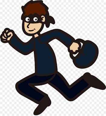 Vector graphics Clip art Image Stock illustration - thief silhouette 